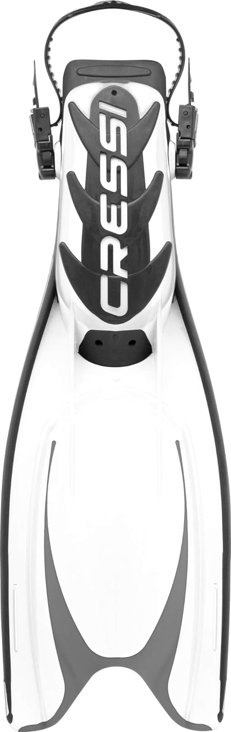 Cressi Adult Powerful Efficient Open Heel Scuba Diving Fins | Frog Plus Made In Italy 9304384 553315