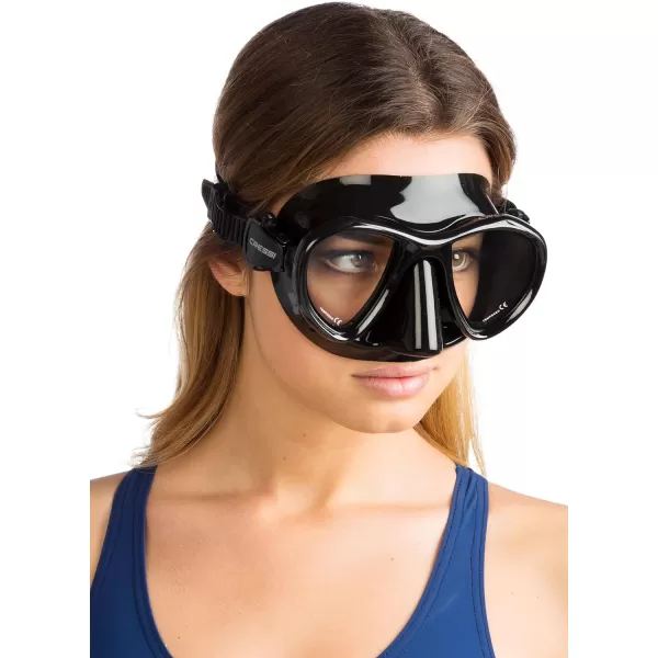 Adult Free Diving Photographer Low Volume Mask with Silicone Skirt- Metis by Cressi: Quality Since 1946