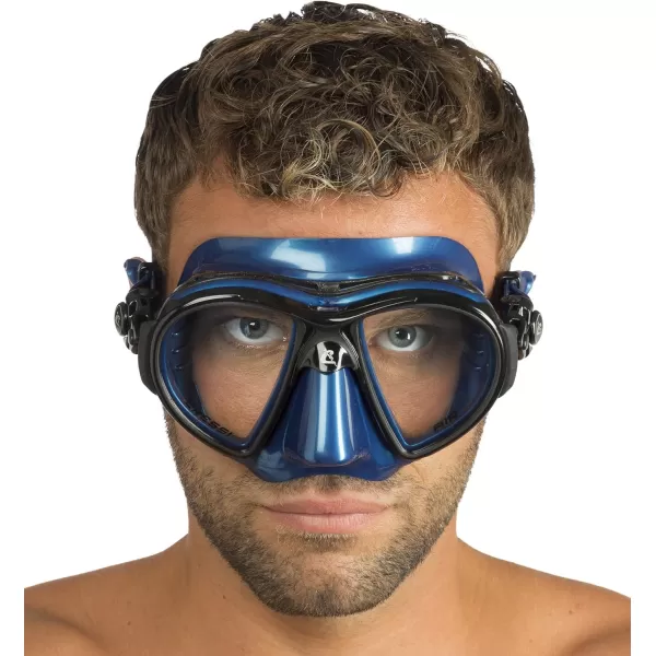 Adult Premium Low Volume Scuba Diving Mask, Crystal Silicone | Air: made in Italy