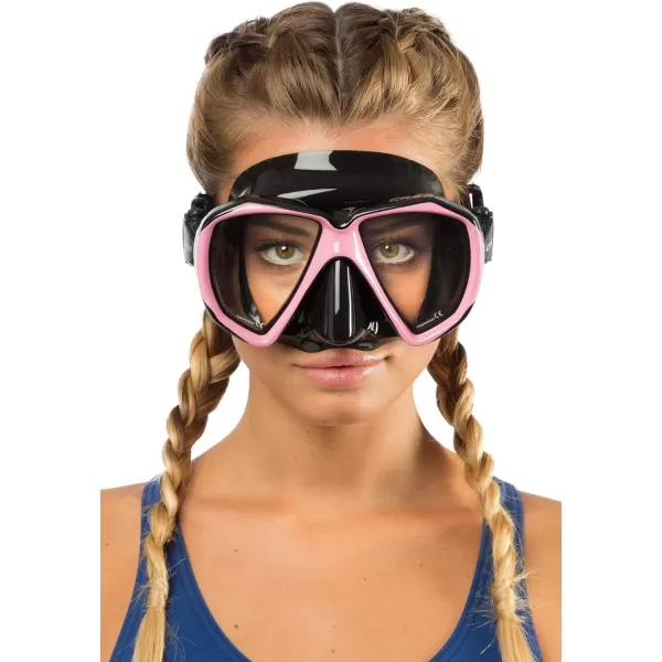 Adult Scuba Driving, Snorkeling, and Freediving Mask - Soft Comfortable Silicone - Ranger: Designed in Italy