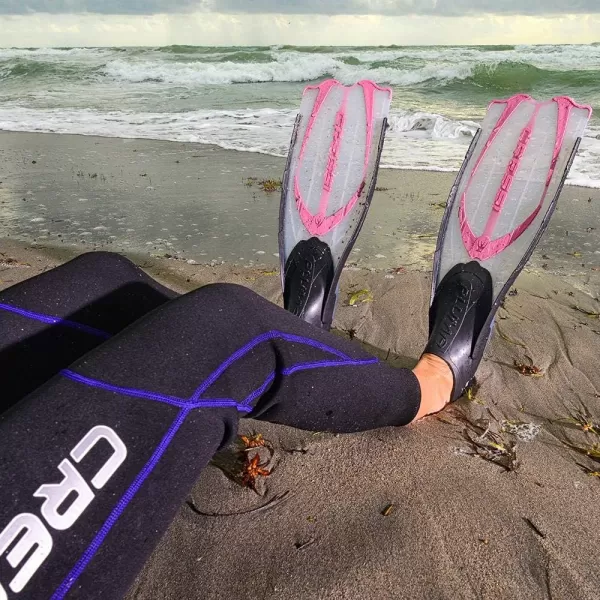 Adult Snorkeling Full Foot Pocket Fins Made with Advanced Technology - Pluma: Made in Italy