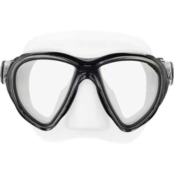 Cressi Adult Dive Mask with Advanced Fog System and Improved Downward Visibility - Quantum: Made in Italy