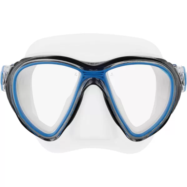 Cressi Adult Dive Mask with Advanced Fog System and Improved Downward Visibility - Quantum: Made in Italy