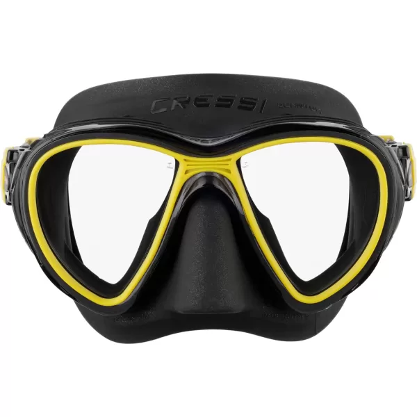 Cressi Adult Dive Mask with Advanced Fog System and Improved Downward Visibility - Quantum: Made in Italy