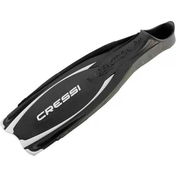 Cressi Adult Snorkeling &amp; Scuba Diving Fins - Powerful Full Foot Pocket Fins - Reaction Pro: Made in Italy