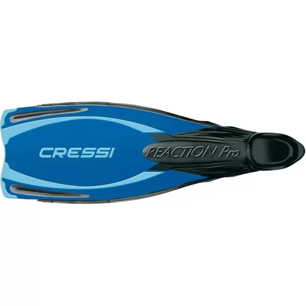 Cressi Adult Snorkeling &amp; Scuba Diving Fins - Powerful Full Foot Pocket Fins - Reaction Pro: Made in Italy