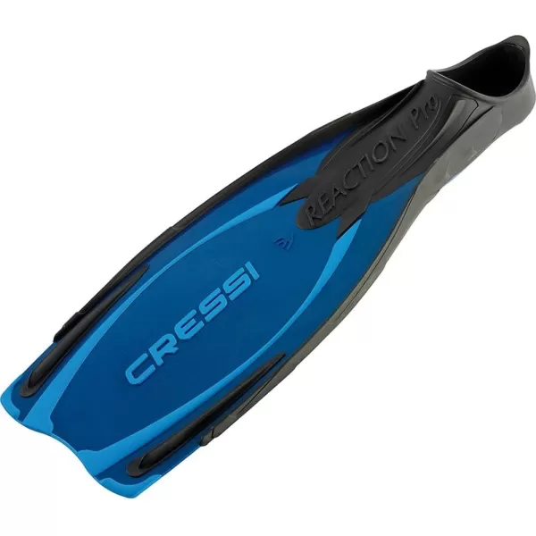 Cressi Adult Snorkeling &amp; Scuba Diving Fins - Powerful Full Foot Pocket Fins - Reaction Pro: Made in Italy