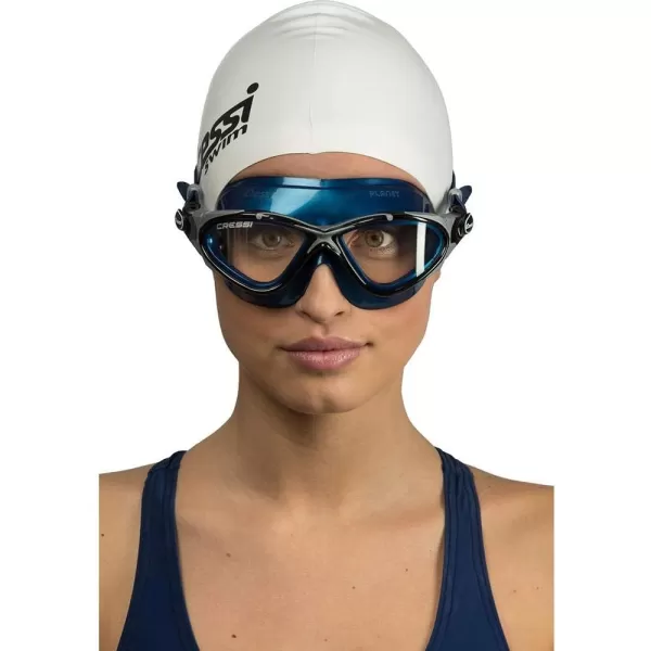 Cressi Adult Swim Goggles with Long Lasting Anti-Fog Technology - Planet: made in Italy