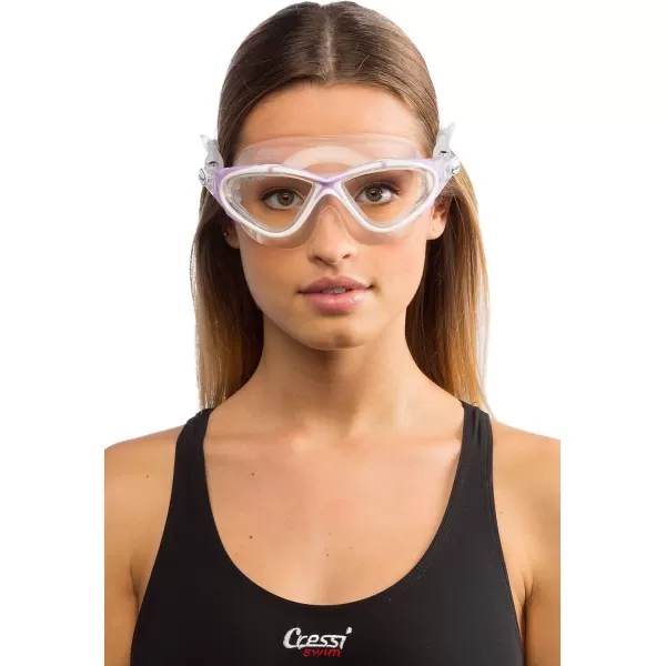 Cressi Adult Swim Goggles with Long Lasting Anti-Fog Technology - Planet: made in Italy