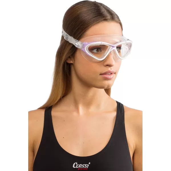 Cressi Adult Swim Goggles with Long Lasting Anti-Fog Technology - Planet: made in Italy