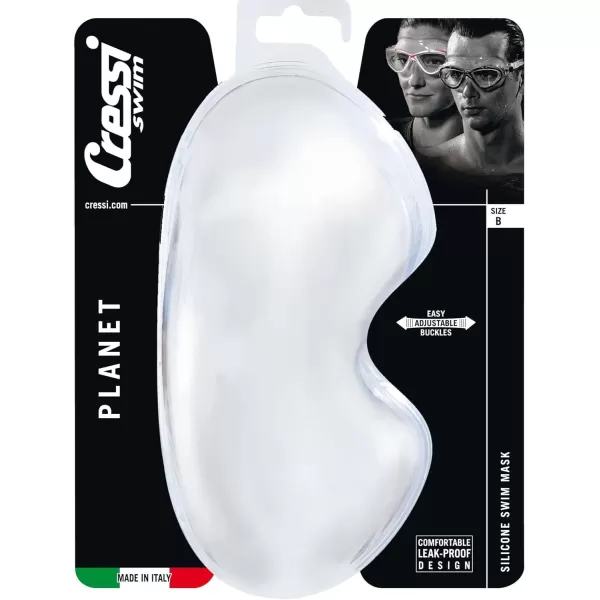 Cressi Adult Swim Goggles with Long Lasting Anti-Fog Technology - Planet: made in Italy