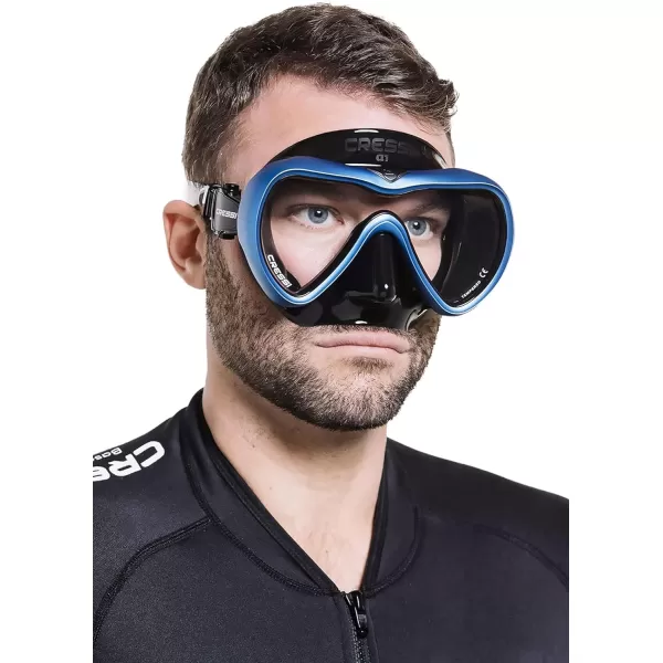 Cressi Anti-Fog Wide View Single Lens Scuba Diving and Freediving Mask: A1: Designed in Italy