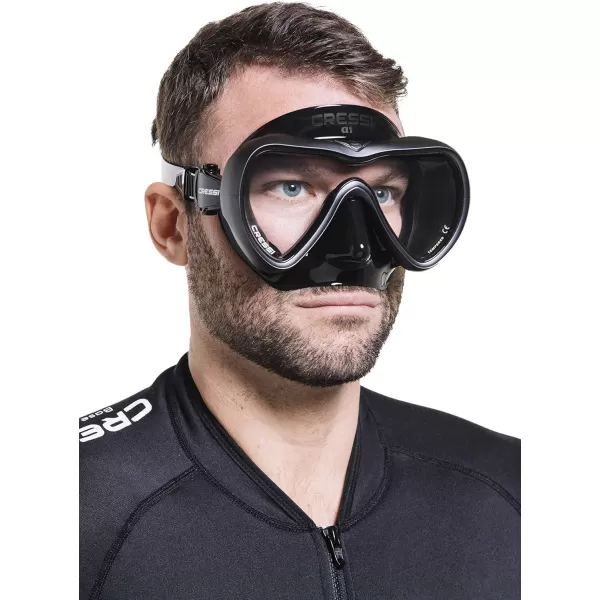 Cressi Anti-Fog Wide View Single Lens Scuba Diving and Freediving Mask: A1: Designed in Italy