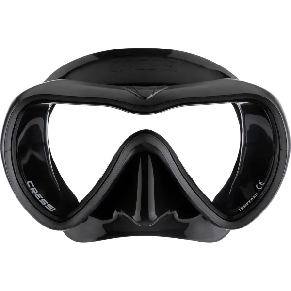 Cressi Anti-Fog Wide View Single Lens Scuba Diving and Freediving Mask: A1: Designed in Italy