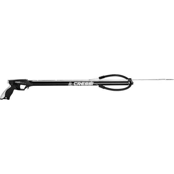 Cressi Apache Aluminum Speargun with Galvanized Notched Shaft &amp; Circular Elastic Band - Made in Italy: Quality Since 1946