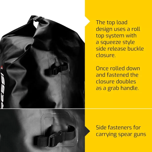 Cressi Dry Bag Gara 60 LT - Backpack Dry Bag for Diving Fins and Diving Material, Unisex Adult