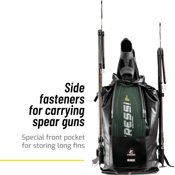 Cressi Dry Bag Gara 60 LT - Backpack Dry Bag for Diving Fins and Diving Material, Unisex Adult