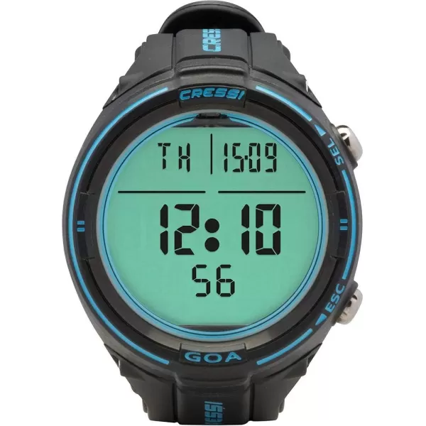 Cressi Goa Dive Watch Computer | 4 Programs - Air/Nitrox, Freediving, Gage | Made in Italy