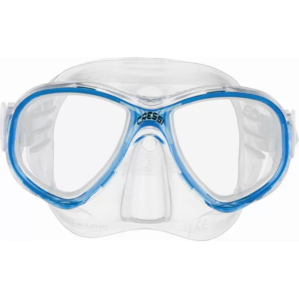 Cressi Junior Boys and Girls Snorkeling Silicone Mask | Perla Jr Made in Italy