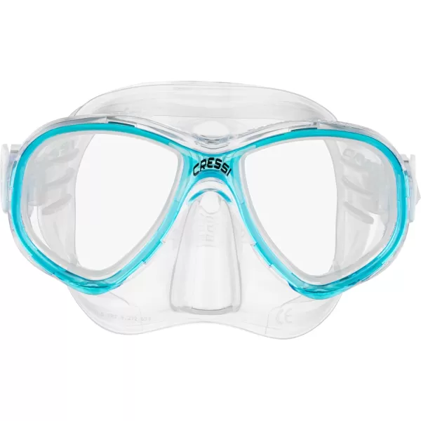 Cressi Junior Boys and Girls Snorkeling Silicone Mask | Perla Jr Made in Italy