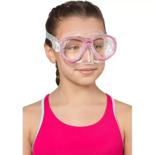 Cressi Junior Boys and Girls Snorkeling Silicone Mask | Perla Jr Made in Italy