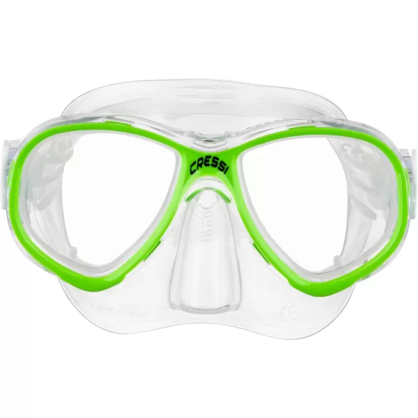 Cressi Junior Boys and Girls Snorkeling Silicone Mask | Perla Jr Made in Italy