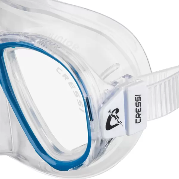 Cressi Junior Boys and Girls Snorkeling Silicone Mask | Perla Jr Made in Italy