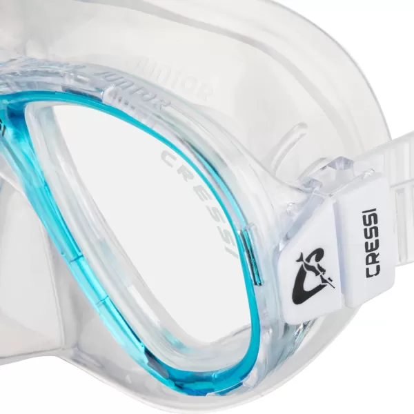 Cressi Junior Boys and Girls Snorkeling Silicone Mask | Perla Jr Made in Italy
