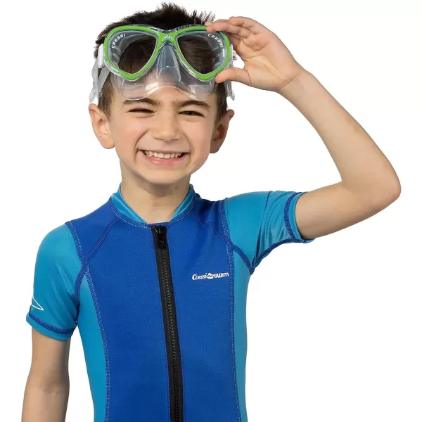 Cressi Junior Boys and Girls Snorkeling Silicone Mask | Perla Jr Made in Italy