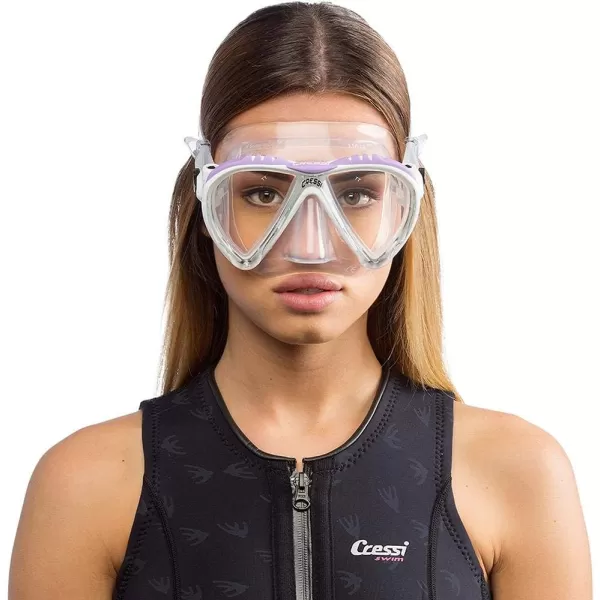Cressi LINCE, Adult Scuba Diving, Snorkeling, and Freediving Mask - Cressi: 100% Made in Italy Since 1946