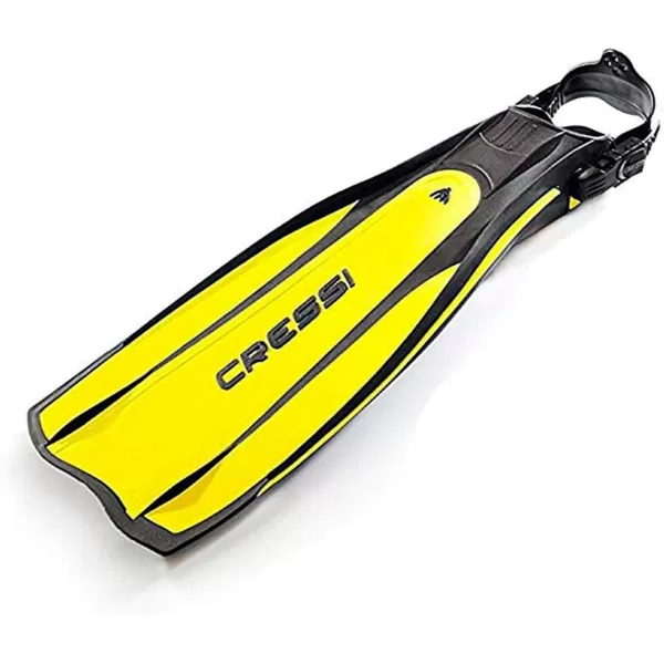 Cressi Lightweight Well-Balanced Open Heel Scuba Diving Fins - Pro Light: made in Italy