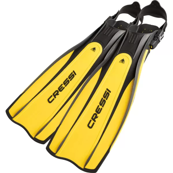 Cressi Lightweight Well-Balanced Open Heel Scuba Diving Fins - Pro Light: made in Italy