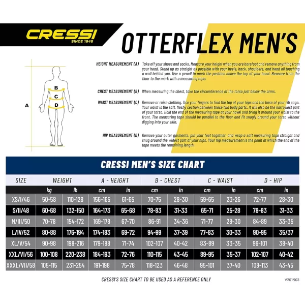 Cressi Men's &amp; Ladies' Full Wetsuit Back-Zip for Scuba Diving &amp; Water Activities - Otterflex 5mm: Designed in Italy