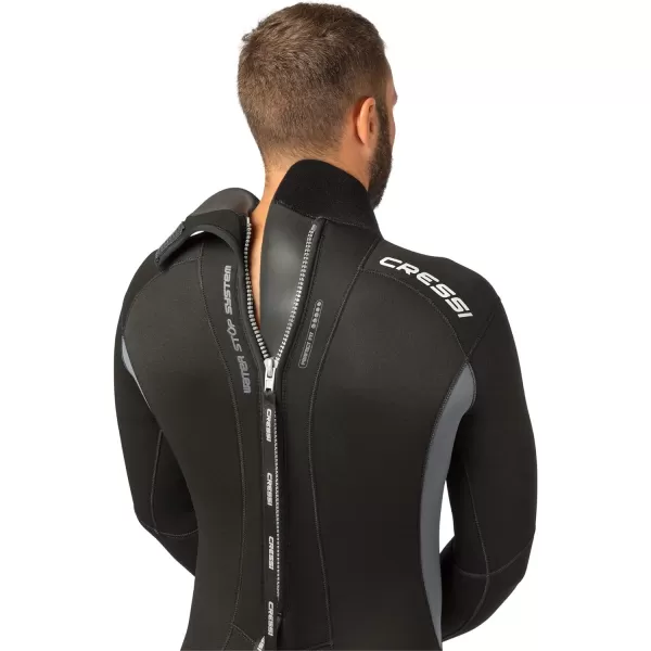 Cressi Men's &amp; Ladies' Full Wetsuit Back-Zip for Scuba Diving &amp; Water Activities - Otterflex 5mm: Designed in Italy