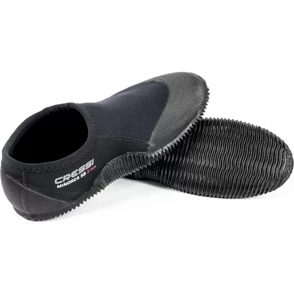 Cressi Neoprene Adult Anti-Slip Sole Boots for Water Sports: Scuba Diving, Snorkeling, Rafting, Windsurfing, Italy-made