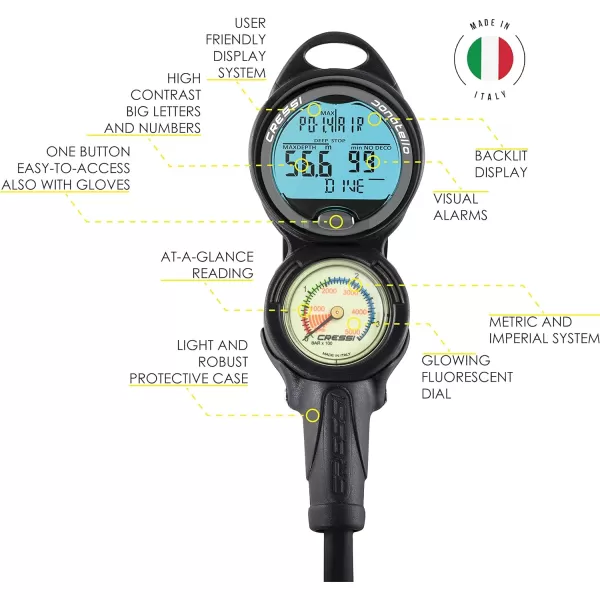 Cressi R1 BCD Donatello Dive Computer AC2 Compact Regulator Set GupG Reg Bag Scuba Diving Package