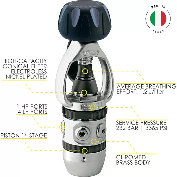 Cressi R1 BCD Donatello Dive Computer AC2 Compact Regulator Set GupG Reg Bag Scuba Diving Package