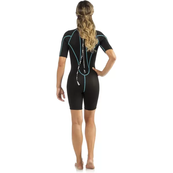 Cressi Shorty Ladies' Wetsuit for Water Activities - Tortuga 2.5mm Premium Neoprene