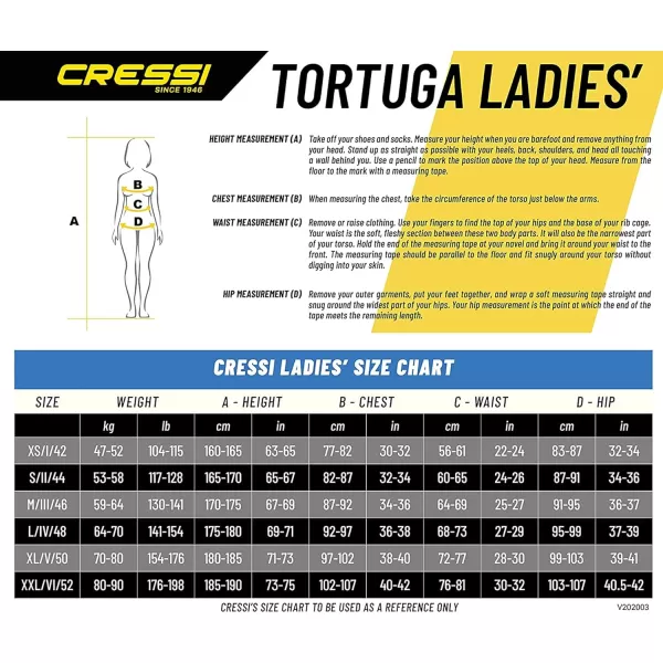 Cressi Shorty Ladies' Wetsuit for Water Activities - Tortuga 2.5mm Premium Neoprene