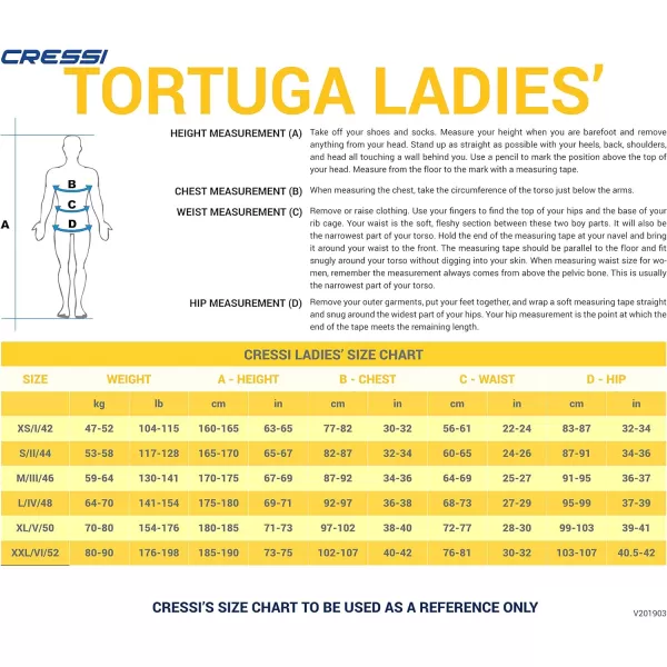 Cressi Shorty Ladies' Wetsuit for Water Activities - Tortuga 2.5mm Premium Neoprene