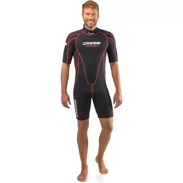 Cressi Shorty Men's Wetsuit for Water Activities in Warm Waters- Tortuga 2.5mm Premium Neoprene