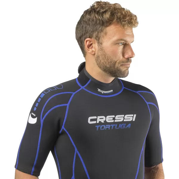 Cressi Shorty Men's Wetsuit for Water Activities in Warm Waters- Tortuga 2.5mm Premium Neoprene