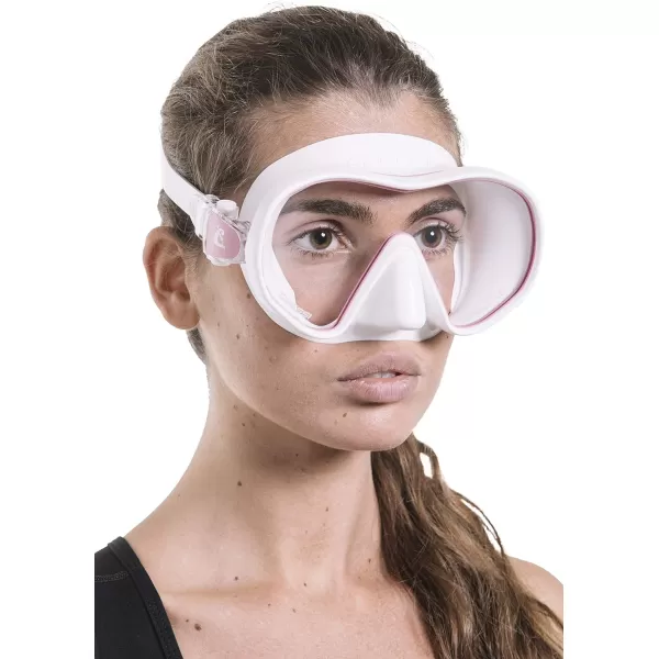 Cressi Single Lens Frameless Scuba Mask for Good Visibility - F-Dual: Designed in Italy