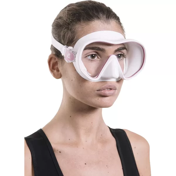 Cressi Single Lens Frameless Scuba Mask for Good Visibility - F-Dual: Designed in Italy