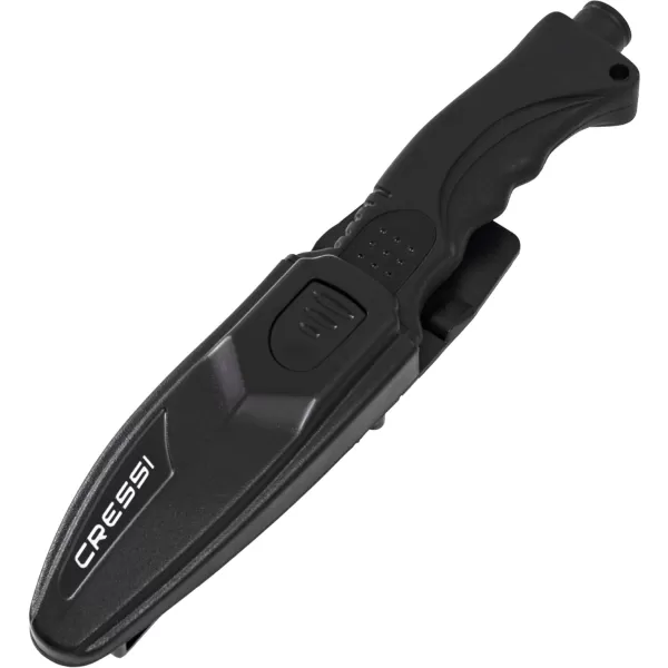 Cressi Skorpion, Tempered Stainless Steel Blade Knife ideal for Diving and Spearfishing - Pointed &amp; Blunt Tip