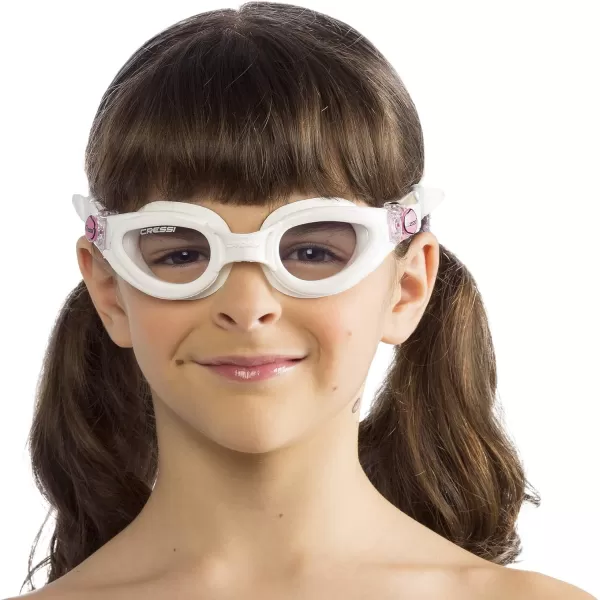 Cressi Swim Goggles for Kids Aged from 7 to 15 Years Old - Excellent Peripheral Vision | Rocks: Made in Italy