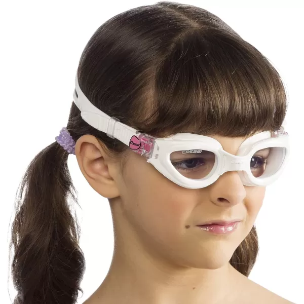 Cressi Swim Goggles for Kids Aged from 7 to 15 Years Old - Excellent Peripheral Vision | Rocks: Made in Italy