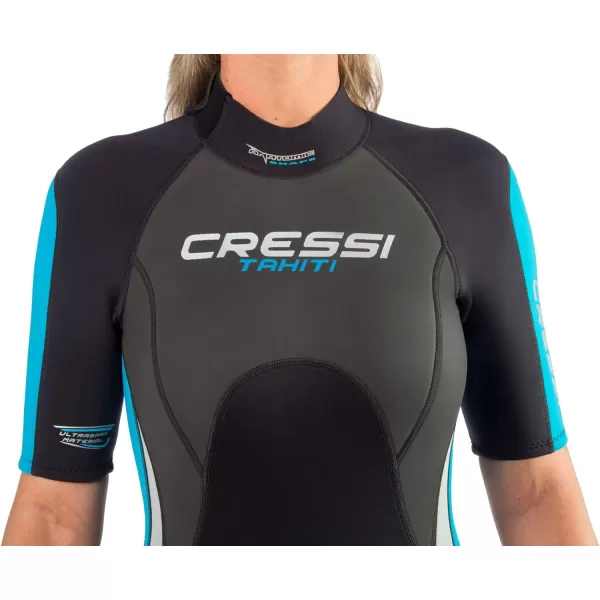 Cressi Tahiti - Womens Shorty Wetsuit 2.5mm, in Premium High Stretch Neoprene