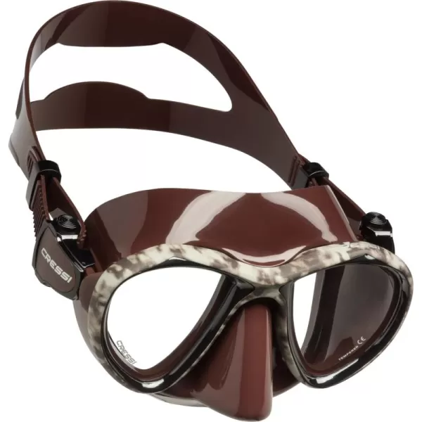 Adult Free Diving Photographer Low Volume Mask with Silicone Skirt- Metis by Cressi: Quality Since 1946