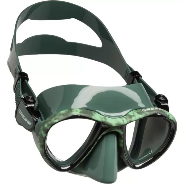 Adult Free Diving Photographer Low Volume Mask with Silicone Skirt- Metis by Cressi: Quality Since 1946